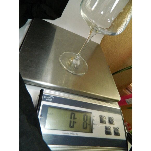 Villeroy & Boch Crystal Wine Glass Etched Signed Red Wine 8.5" - Picture 9 of 9